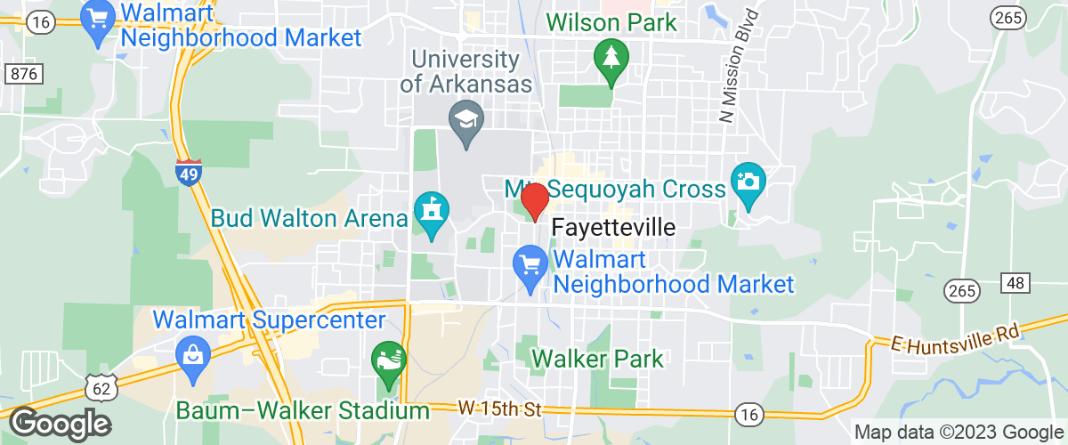 1 South University Avenue Fayetteville Arkansas